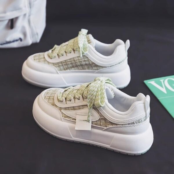 Thick Bottom Spring And Autumn Milk Fufu Show Feet Little Wild Original Niche Sports Board Shoes - Image 4