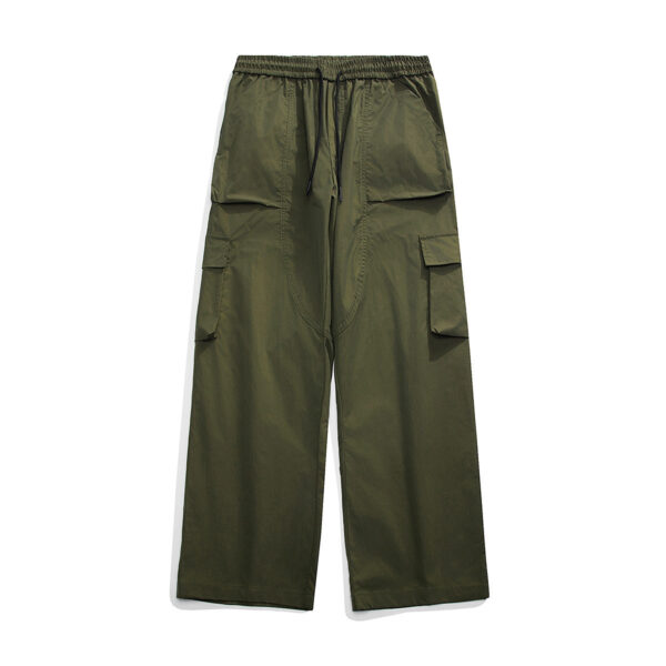 Loose Straight Track Pants Men - Image 3