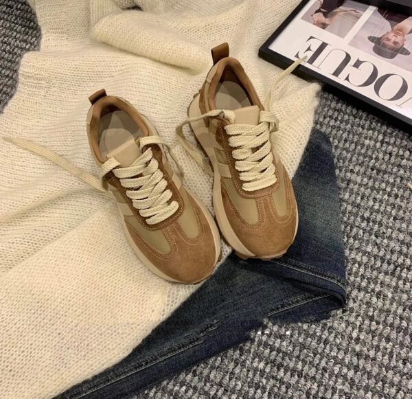 Thick Bottom Color Matching All-matching Casual Sports Dad Shoes - Image 5
