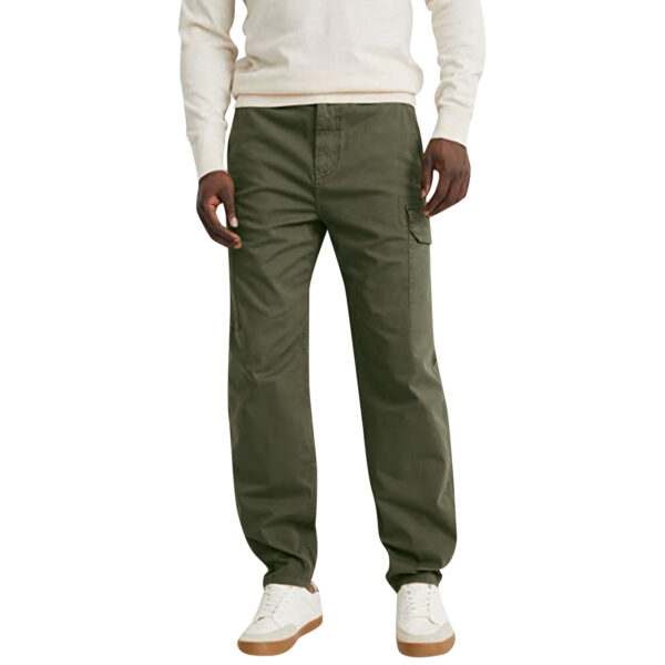 Casual Trousers With Pocket Straight Loose Cargo Pants For Men - Image 7