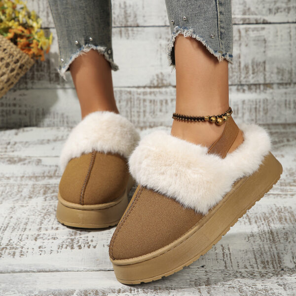 Autumn And Winter New Ladies Platform Cotton-padded Boots - Image 9