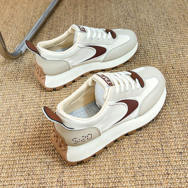 Student Running Sports All-match Heightened Daddy Shoes - Image 2
