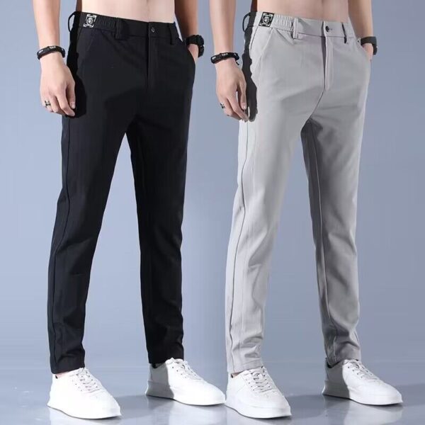 Youth Sports Loose Straight Stretch Trousers - Image 5