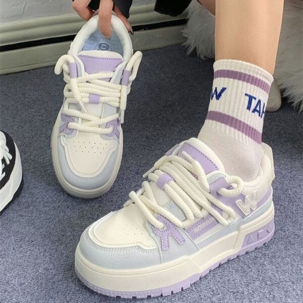 Sneakers Platform Heightened Easy Wear Shoes - Image 6