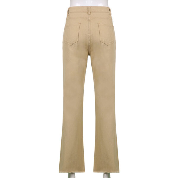 Spice Girl Style High Waist Slim Jeans Bell Bottoms - Image 7