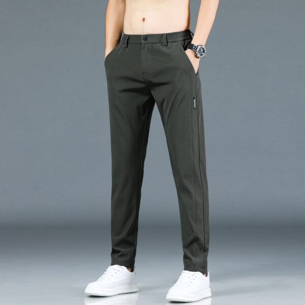 Youth Sports Loose Straight Stretch Trousers - Image 4