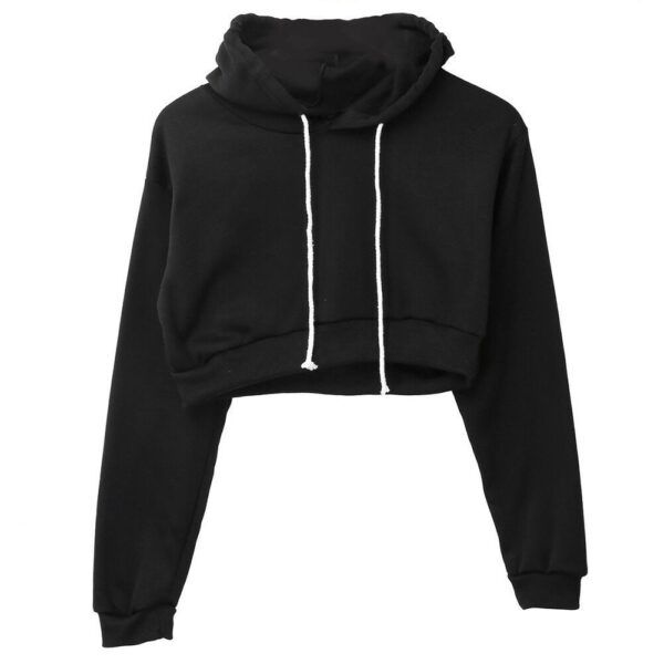 Women Fashion Hoodie Sweatshirt Jumper Sweatershirt - Image 5