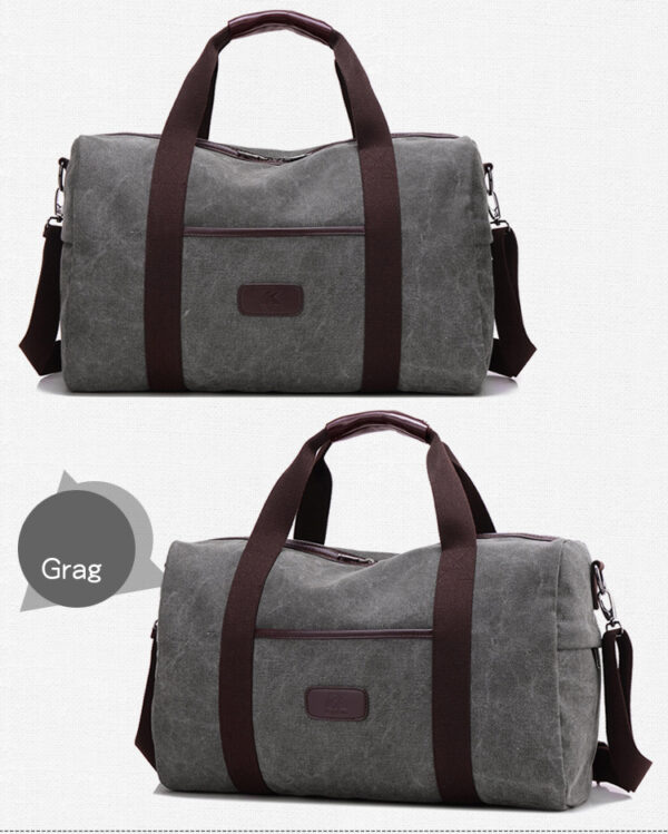 Vintage Men Canvas handbag High Quality Travel Bags Large Capacity Women Luggage Travel Duffle Bags - Image 2