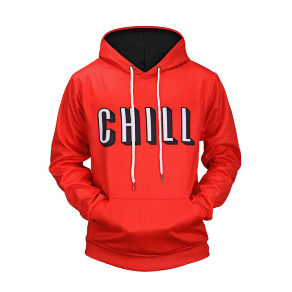 Slip Pocket Hooded Hip Hop Sweater Men - Image 5