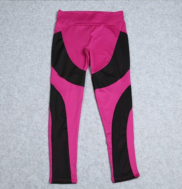 Vibrant Sporty Mesh Push Up Leggings - Image 4