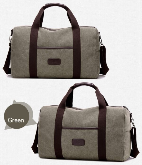 Vintage Men Canvas handbag High Quality Travel Bags Large Capacity Women Luggage Travel Duffle Bags - Image 3