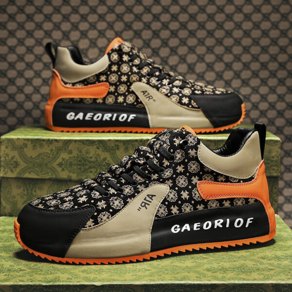 Bag Raise The Bottom Flower Cloth Casual Shoes Men - Image 7