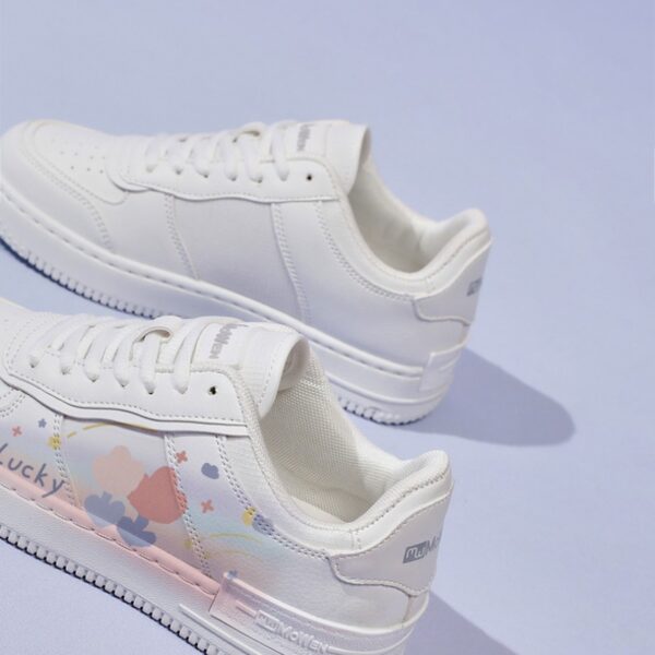 Low-top Summer New Breathable Versatile Single-layer Shoes White Shoes - Image 2