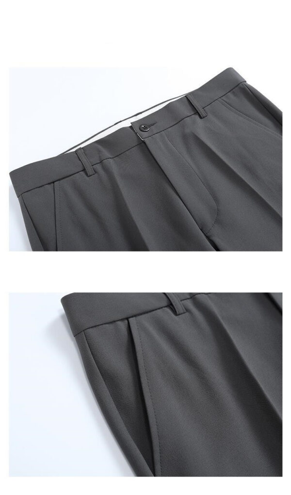 All-match Drape Loose Straight Pencil Trousers - Image 5