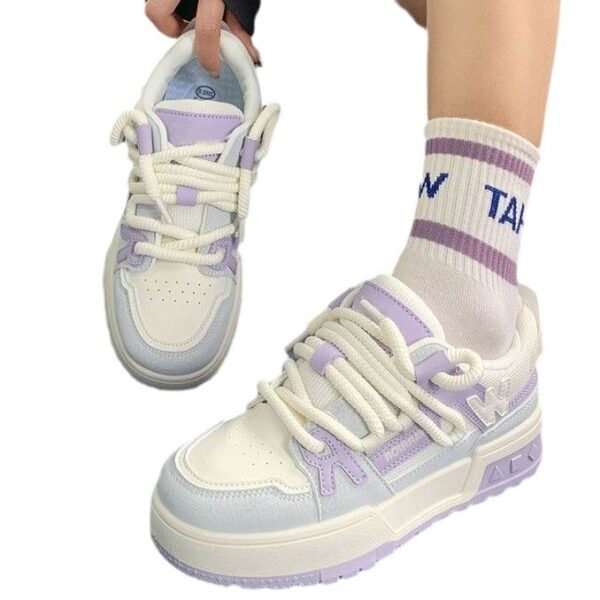Sneakers Platform Heightened Easy Wear Shoes - Image 5