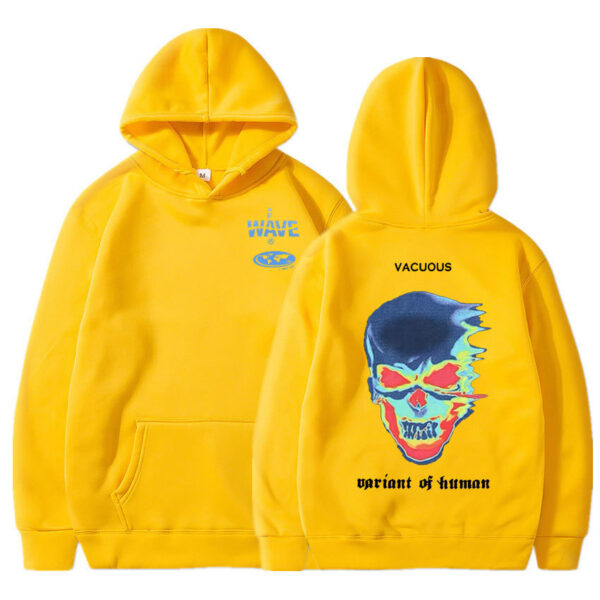 Skeleton Thermal Imaging Graphic Print Hoodie Men Women - Image 5