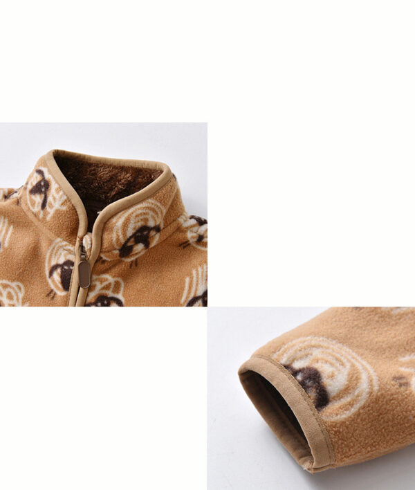 Coat Plus Fleece Baby Jacket For Men And Women - Image 3