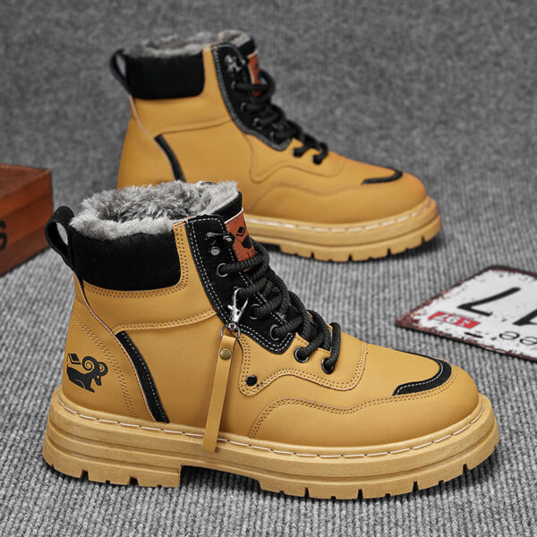 Men's Fashion British Style High-top Martin Boots - Image 2