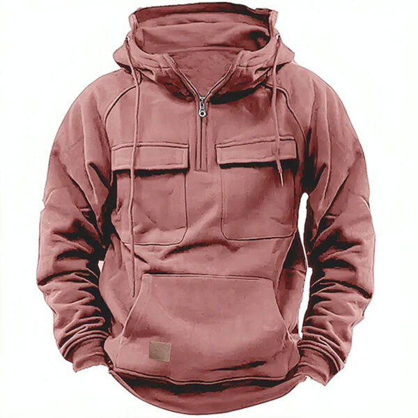 Men's Solid Color Casual Sweatshirt - Image 6