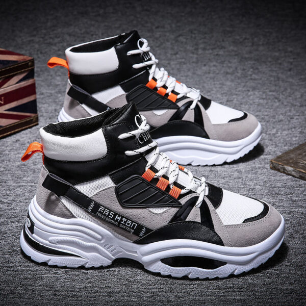 High top shoes men autumn men - Image 3