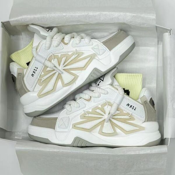 Niche Bread Korean Style Thick Bottom Heightened Daddy Shoes - Image 2