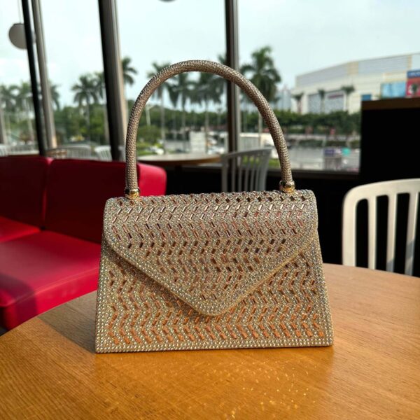 Ladies Hand Bag New Rhinestone Dinner - Image 2