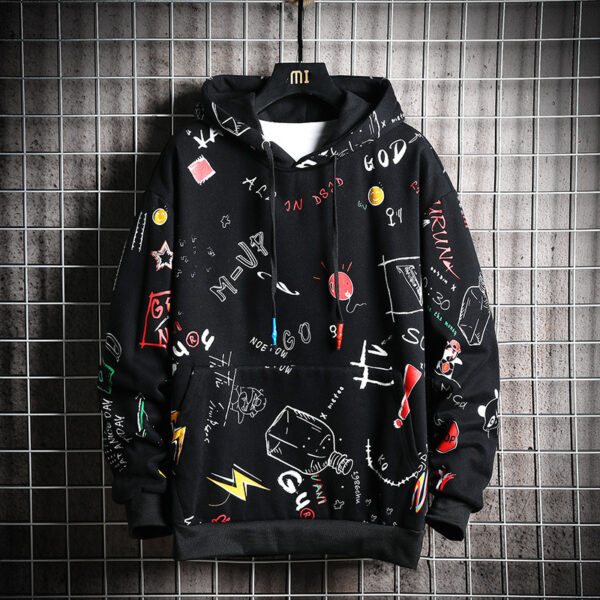 Hooded casual hoodie - Image 2