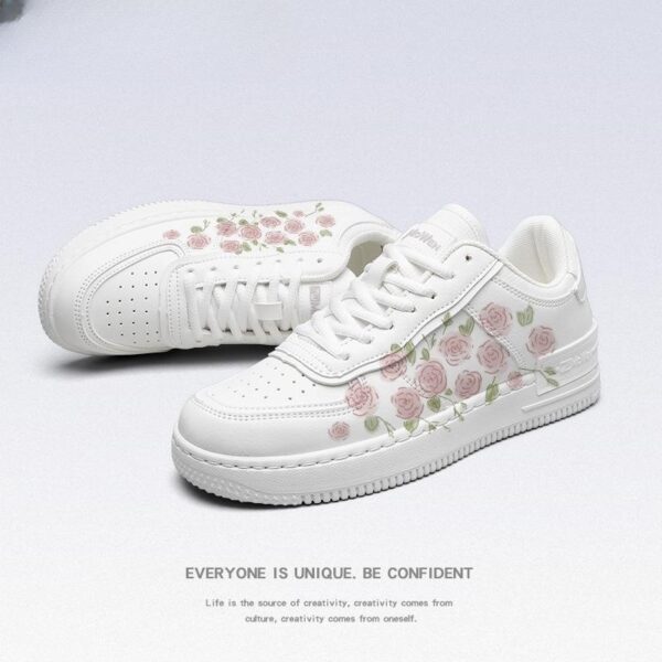 White Shoes Girls' Sneakers Autumn New - Image 6