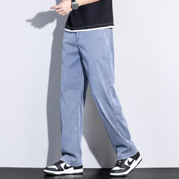 Casual Straight Men's Versatile Jeans - Image 2