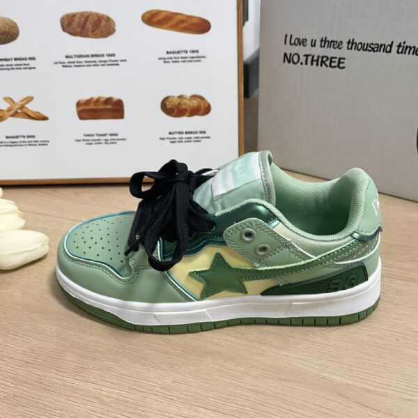 Winter Retro Shoes Women Couple's Breathable Rubber Sneaker - Image 2