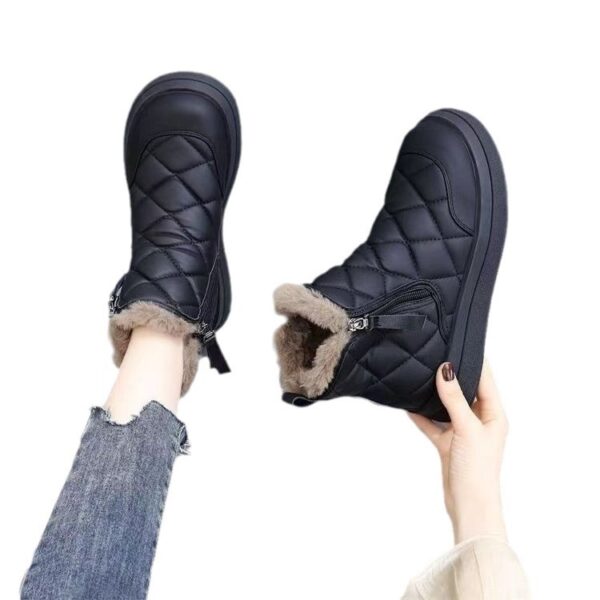 Snow Boots For Women Winter New Fleece-lined Thickened Northeast China Cotton Shoes Waterproof Non-slip Warm - Image 7
