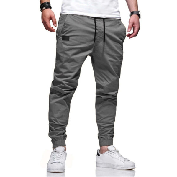Casual Pants Men Spot Ordinary Youth Trousers Mid-waist Pants - Image 4