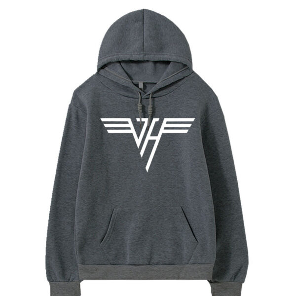 New Printed Loose Fleece Hooded Sports Couples Coat - Image 5