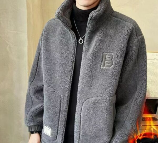 Lamb Wool Coat For Men Autumn And Winter - Image 9