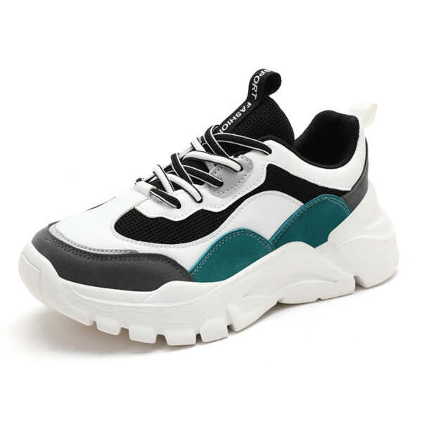 Soft Bottom High Elastic Thick Bottom Inner Layer Dad Shoes - Image 3