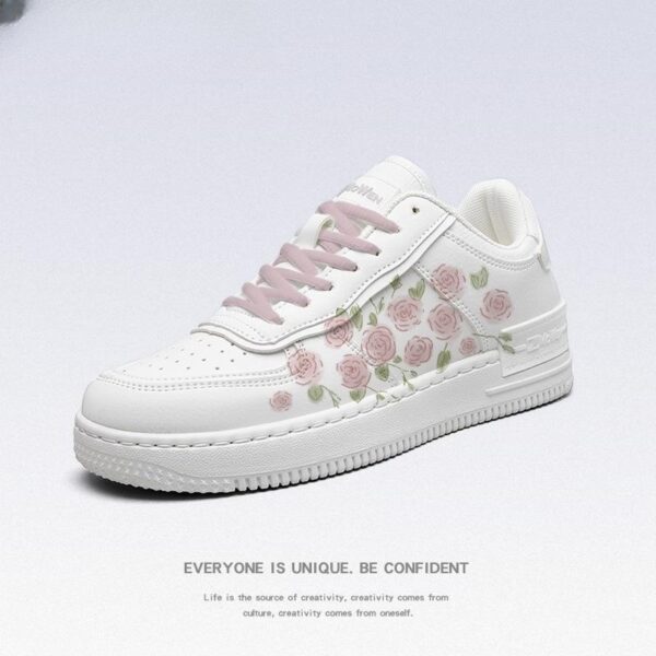 White Shoes Girls' Sneakers Autumn New - Image 9