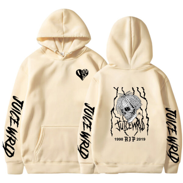 Men's And Women's Printed Loose Hoodie - Image 6