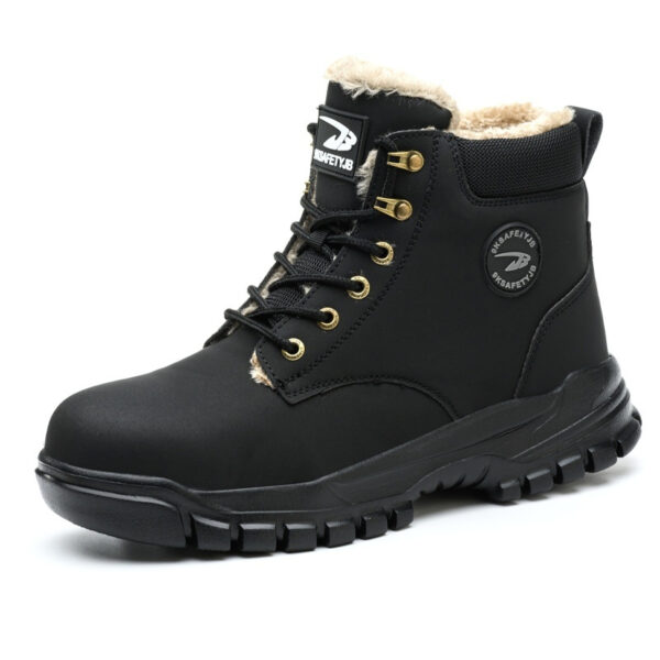 Men's Anti Smashing And Anti Piercing Velvet Work Shoes - Image 4