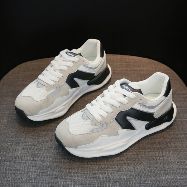 Autumn New Ins Korean Style Breathable White Shoes For Women - Image 4