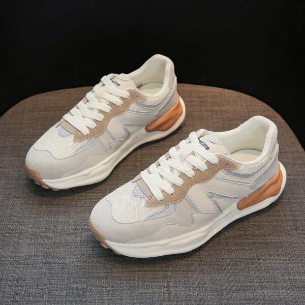 Autumn New Ins Korean Style Breathable White Shoes For Women - Image 8