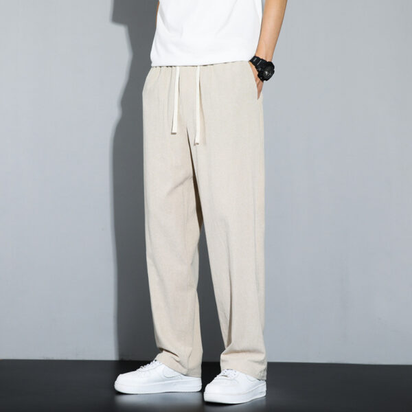 Men's Fashion Linen Casual Pants - Image 8