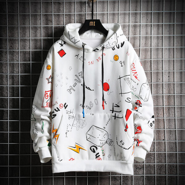Hooded casual hoodie - Image 3