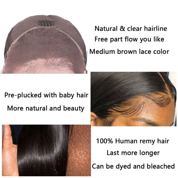 Loose Deep Wave13x4 Transparent Lace Human Hair Sleeve - Image 6
