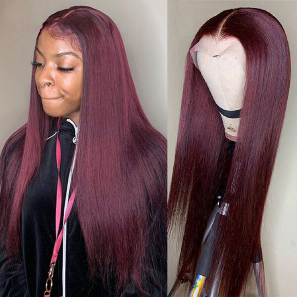 T-part Lace Frontal Wigs Real Hairstyle Headgear - Image 2