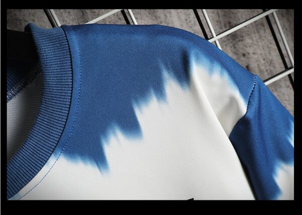 Two-tone Tie-dye Plus Size Loose Casual Men's Sweater - Image 2