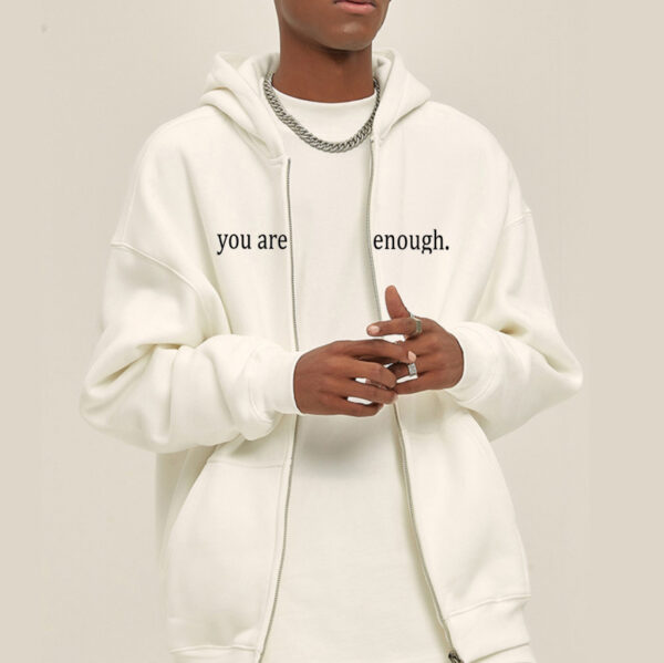 Hoodies Plus Size Sweatshirt Casual Drawstring Zipper Clothes - Image 2