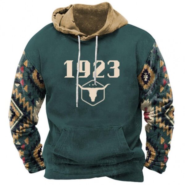 Fashion Trendy Printed Hoodie Men - Image 3