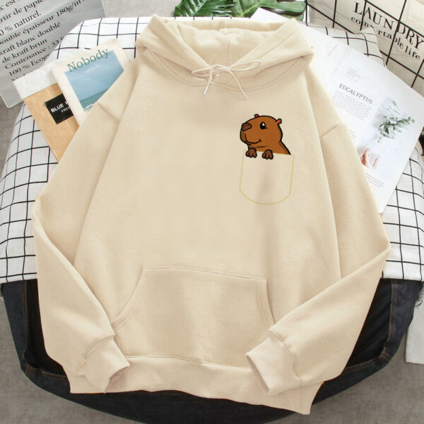 Capybara Hoodies Female Korean Hip Hop Anime Harajuku Women H - Image 6