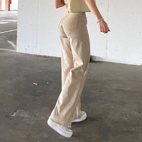 Spice Girl Style High Waist Slim Jeans Bell Bottoms - Image 5