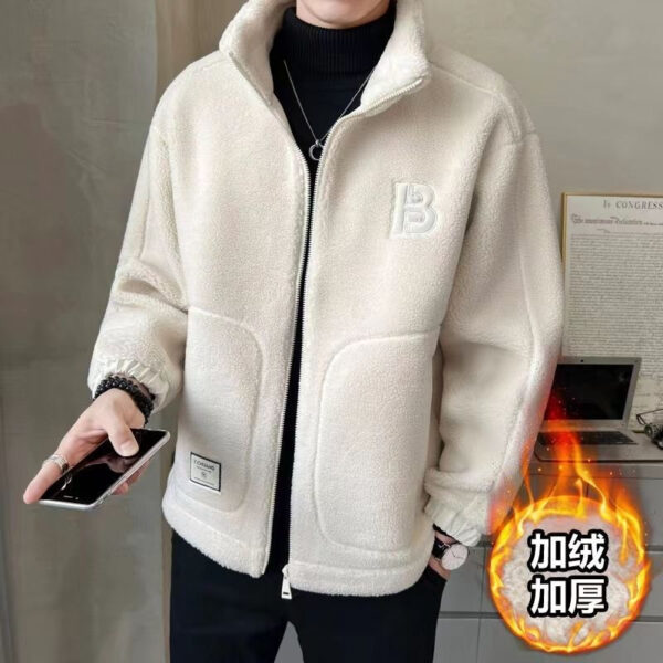 Lamb Wool Coat For Men Autumn And Winter - Image 5